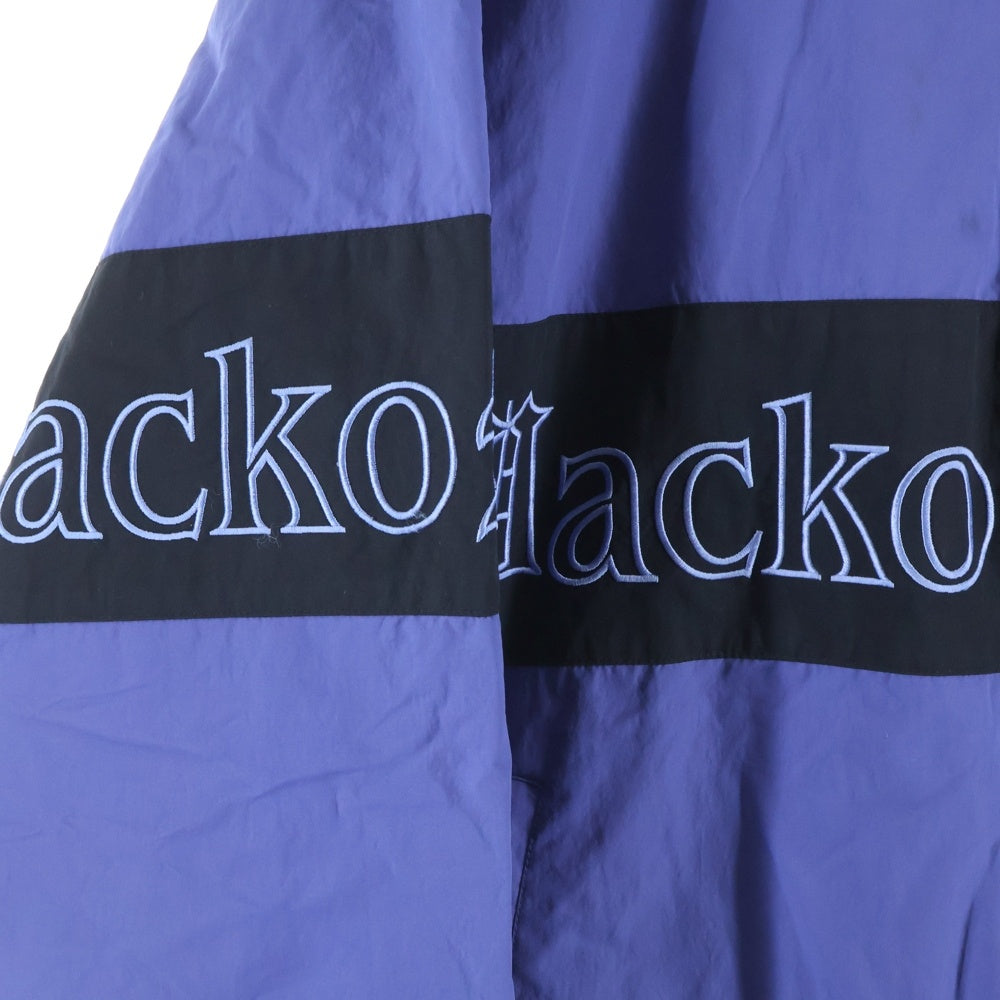 WACKO MARIA(ワコマリア) 24SS Track Jacket 24SS-WHO-TJ02 ロゴ トラックジャケット ジップジャケット パープル/ブラック