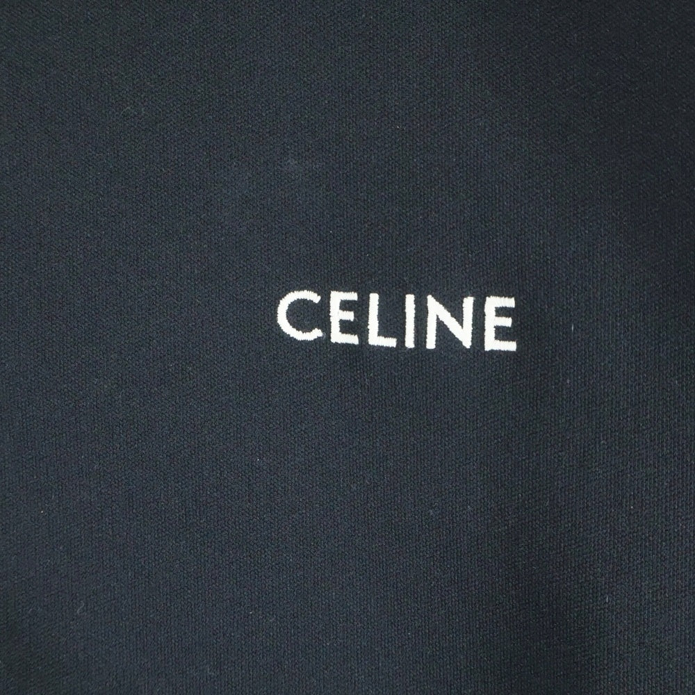 CELINE(セリーヌ) ダブルフェイスジャージー トラックスーツジャケット ブラック/ホワイト 2Y490121O