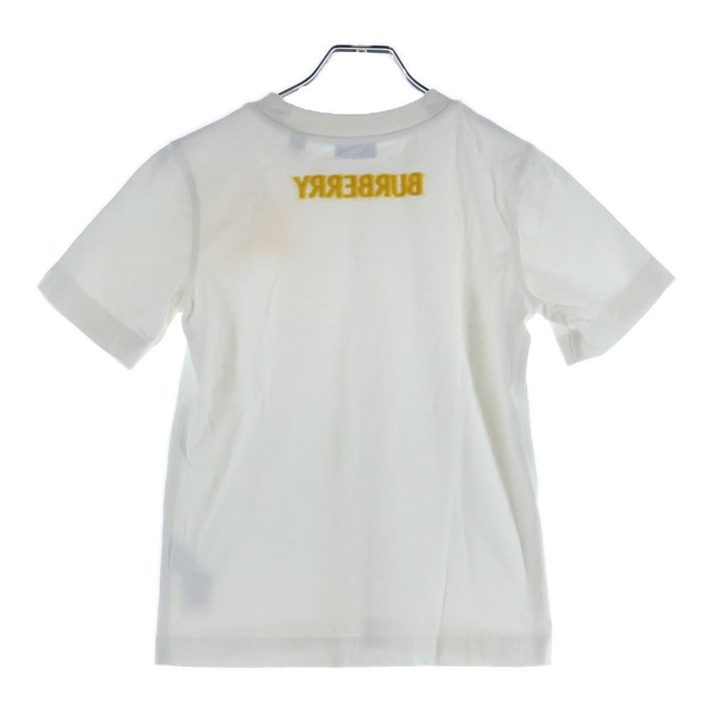 BURBERRY(バーバリー) 25SS EKD Logo Crewneck Tee 8090643 グラフィックロゴプリント クルーネック半袖Tシャツカットソー ホワイト レディース