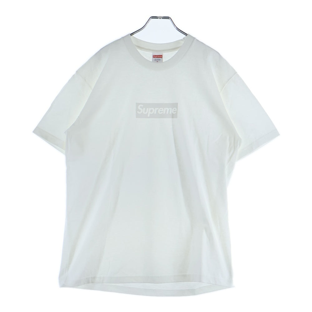 Supreme 23SS Tonal Box Logo Tシャツ 白 Lサイズ SUPREME(シュプリーム) 23SS Tonal Box Logo Tee トーナルボックスロゴ