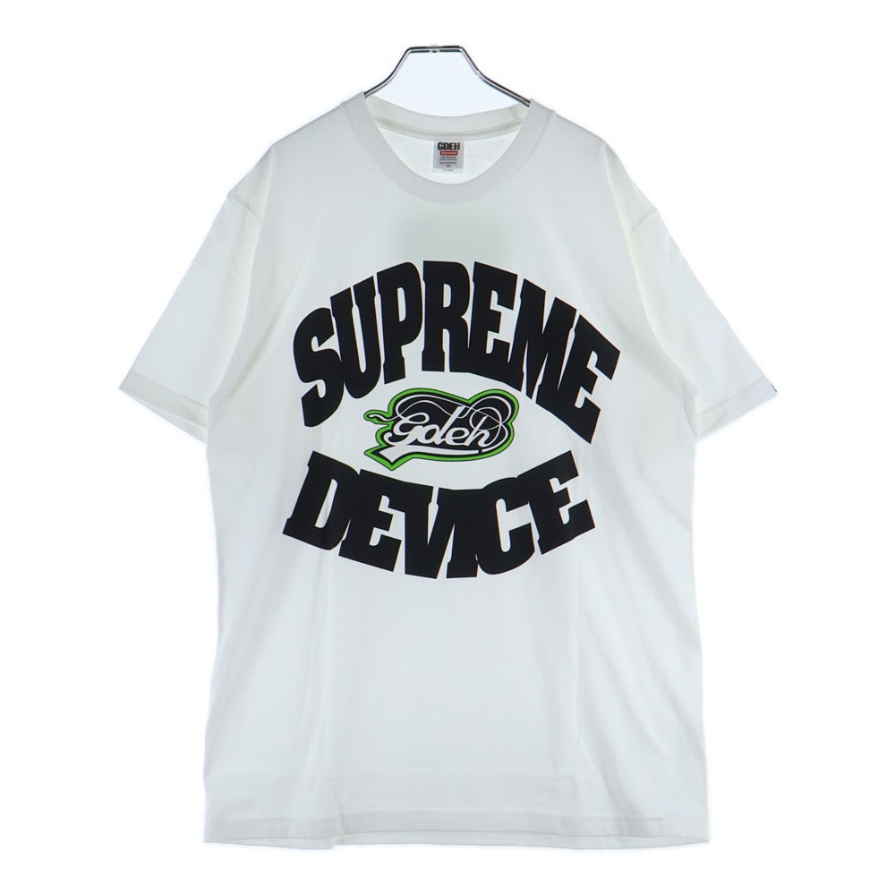 SUPREME(シュプリーム) 25SS ×GOODENOUGH GDEH Device Tee グッドイナフ デヴァイス両面プリント半袖カットソー Tシャツ ホワイト
