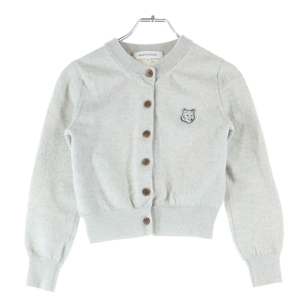 美品❁メゾンキツネ ボールド フォックスヘッドパッチ カーディガン ニット MAISON KITSUNE（メゾン キツネ） カーディガン メンズ ボールド