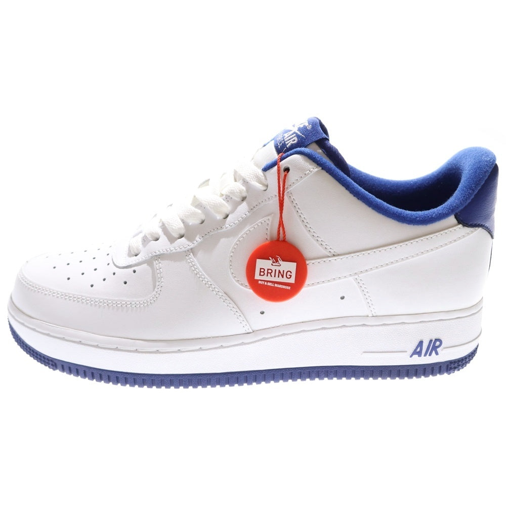 NIKE(ナイキ) AIR FORCE 1 LOW WHITE DEEP ROYAL BLUE CD0884-102 エアフォース1 ローカットスニーカー ディープロイヤルブルー US8/26cm