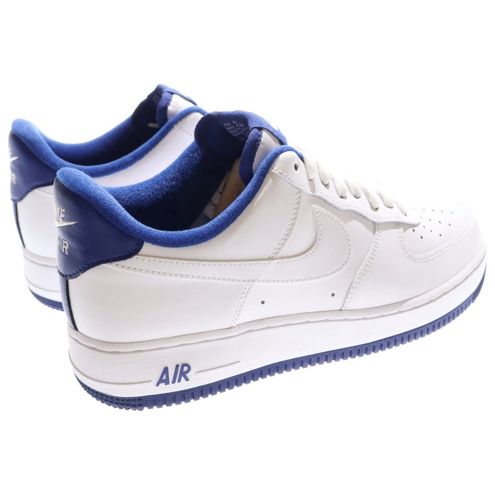 NIKE(ナイキ) AIR FORCE 1 LOW WHITE DEEP ROYAL BLUE CD0884-102 エアフォース1 ローカットスニーカー ディープロイヤルブルー US8/26cm