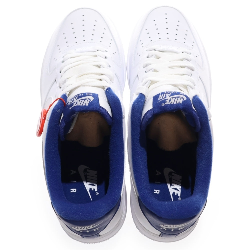 NIKE(ナイキ) AIR FORCE 1 LOW WHITE DEEP ROYAL BLUE CD0884-102 エアフォース1 ローカットスニーカー ディープロイヤルブルー US8/26cm