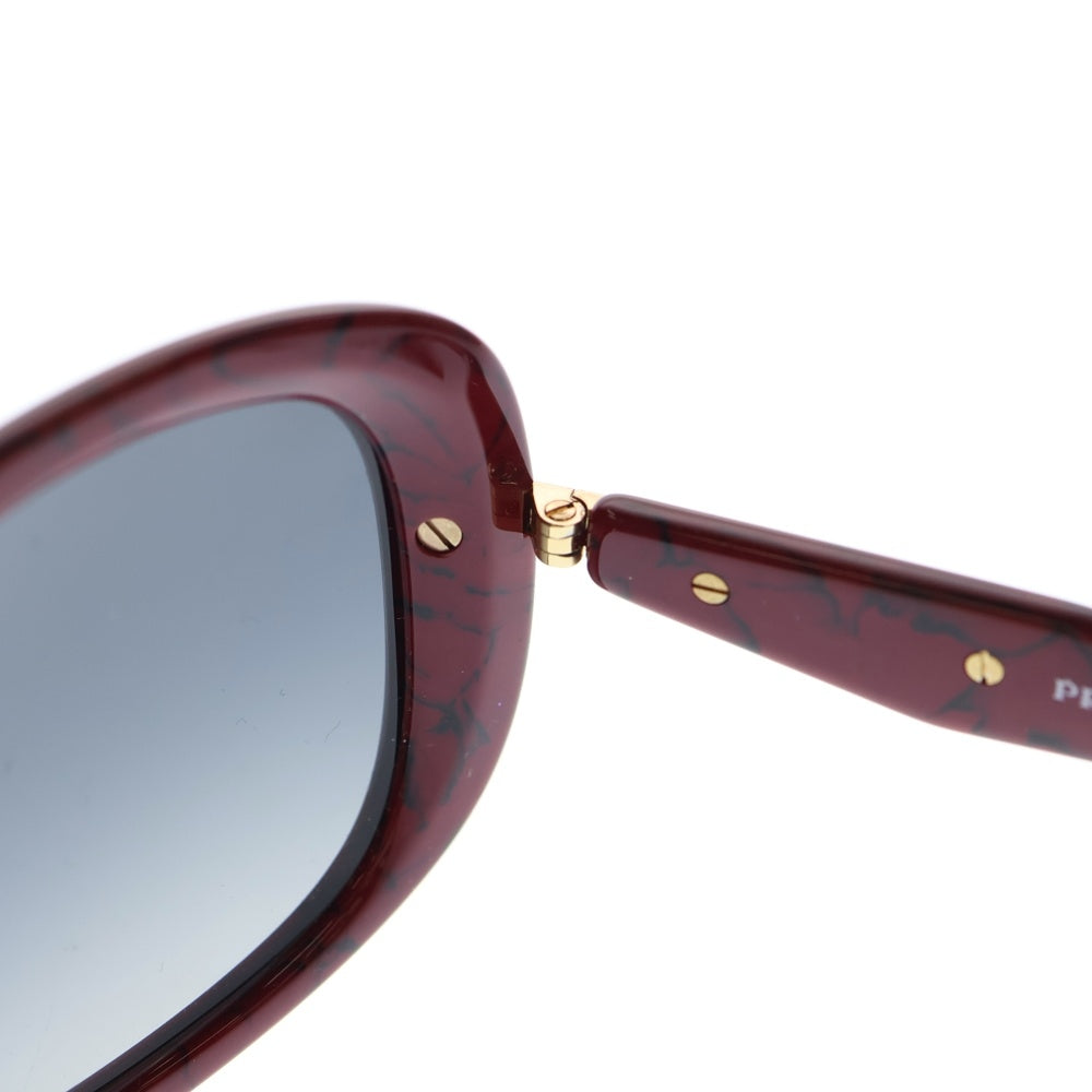 PRADA(プラダ) LOGO SUNGLASSES ロゴプレートサングラス メガネ レッド SPR04Z-F