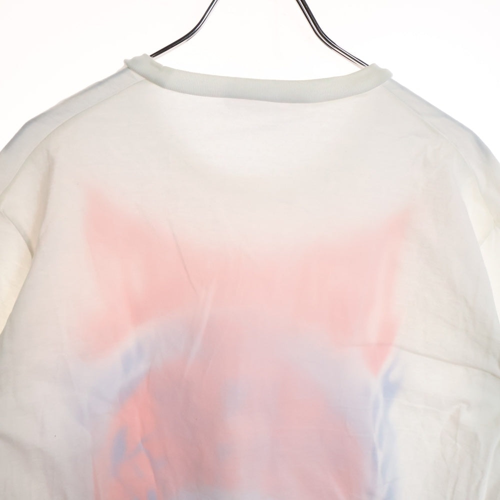 DSQUARED2(ディースクエアード) 20SS Logo Crew Neck Tee S74GD0649 フロントロゴプリント クルーネック半袖Tシャツカットソー ホワイト