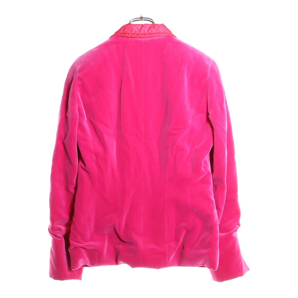 NO BRAND(ノーブランド) 【CHRISTIAN DIOR SPORT】クリスチャンディオール スポーツ Velor Jacket 06A6904 ベロア ジップジャケット ピンク レディース