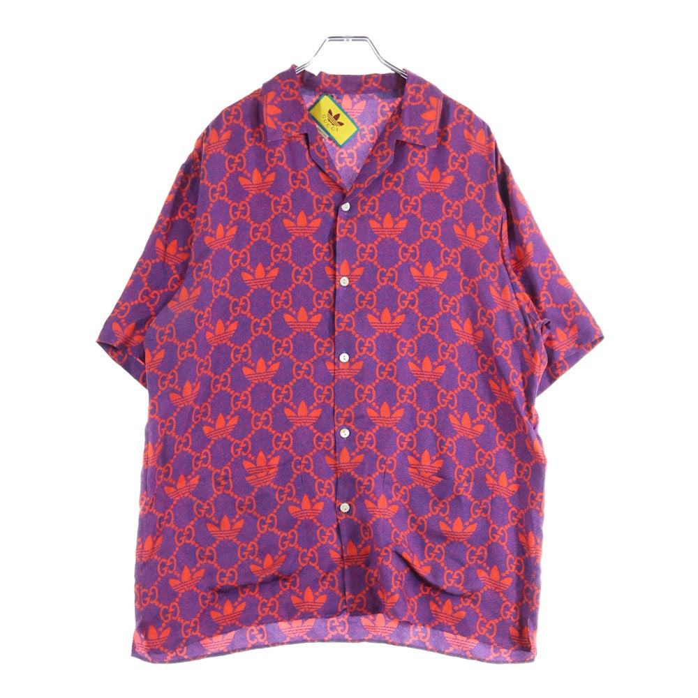 GUCCI(グッチ) ×ADIDAS Macro GG Bowling Shirt 691522 ×アディダス GG