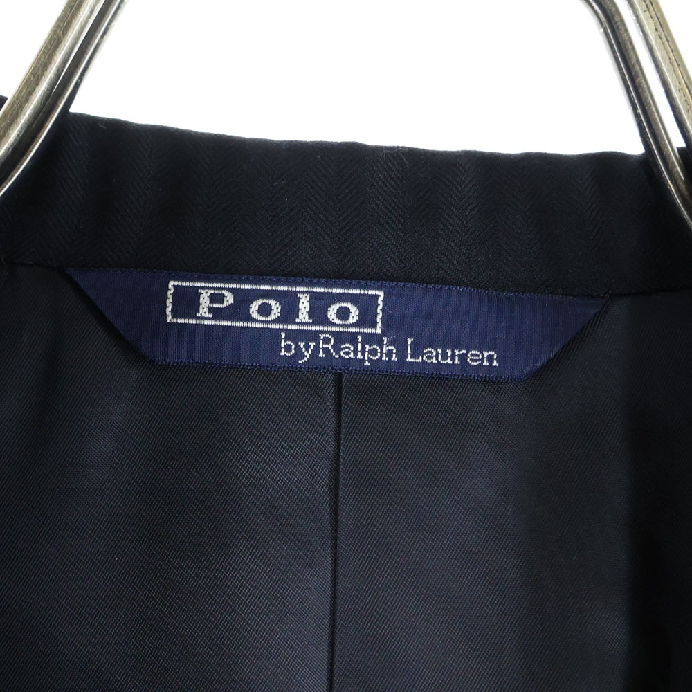 POLO RALPH LAUREN(ポロラルフローレン) STRIPE SET UP SUIT ストライプセットアップスーツ ブラック