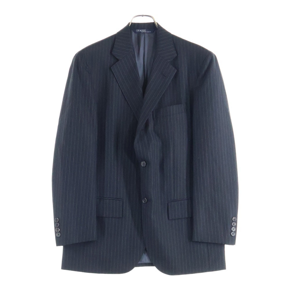 POLO RALPH LAUREN(ポロラルフローレン) STRIPE 3B WOOL TAILORED JACKET ストライプ3Bウールテーラードジャケット グレー