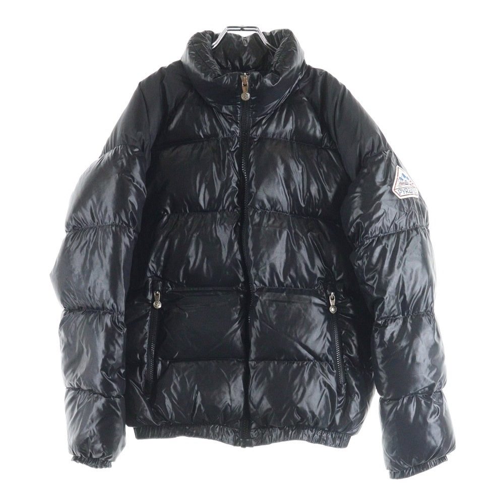 PYRENEX(ピレネックス) 袖ロゴワッペン刺繍 ジップアップダウンジャケット 売ラック W17P2