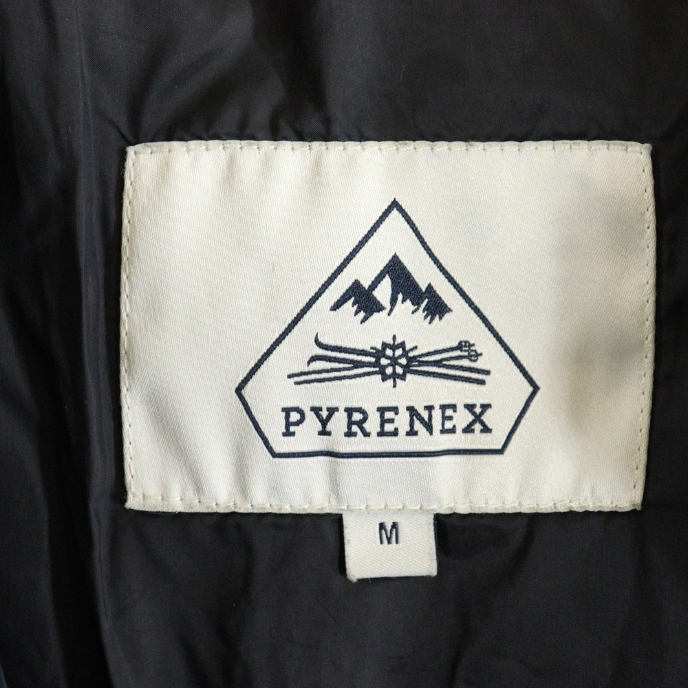PYRENEX(ピレネックス) 袖ロゴワッペン刺繍 ジップアップダウンジャケット 売ラック W17P2