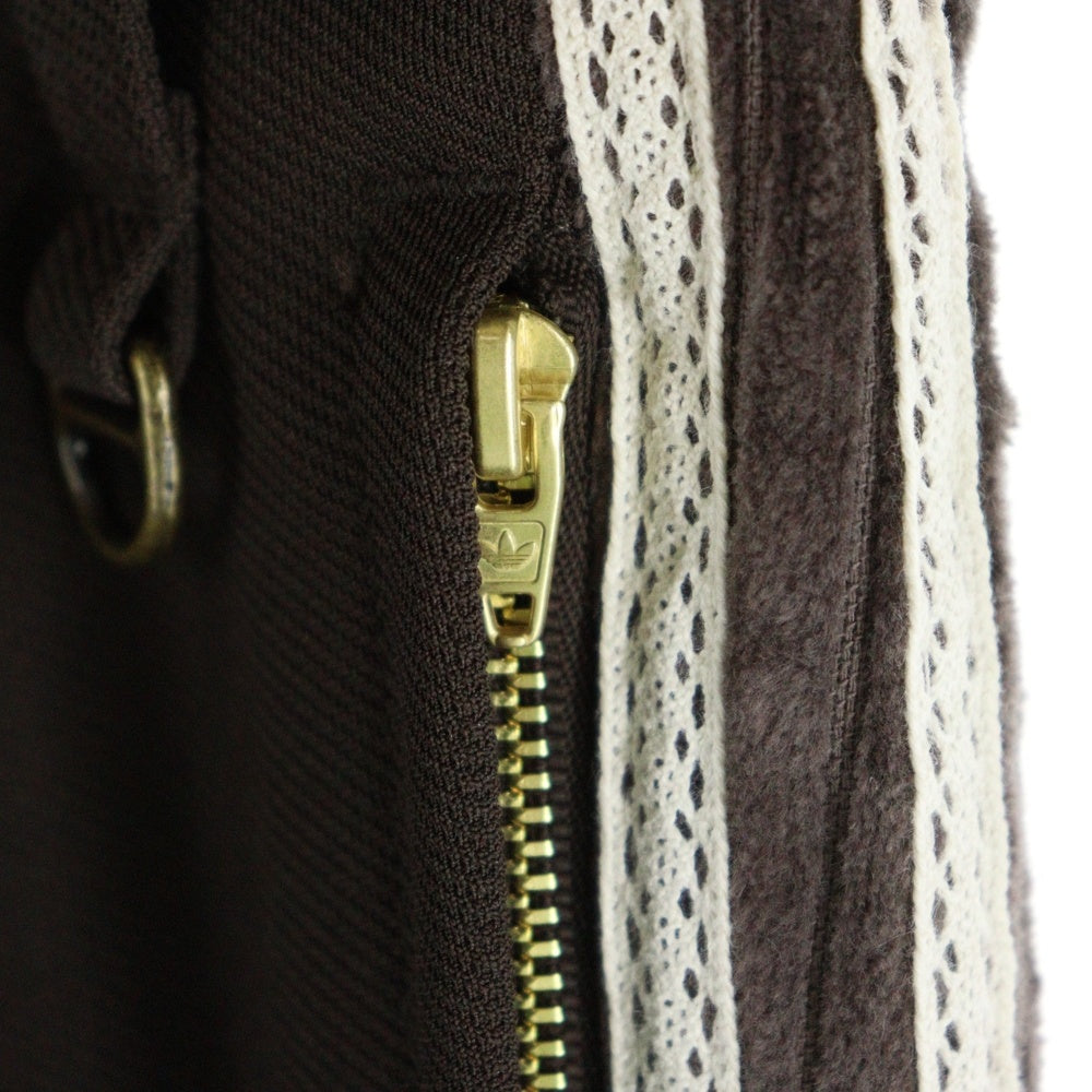 adidas(アディダス) ×CLOT by Edison Chen Sports Slacks JM2829 ×クロット エディソン チャン コーデュロイ スポーツスラックス ブラウン