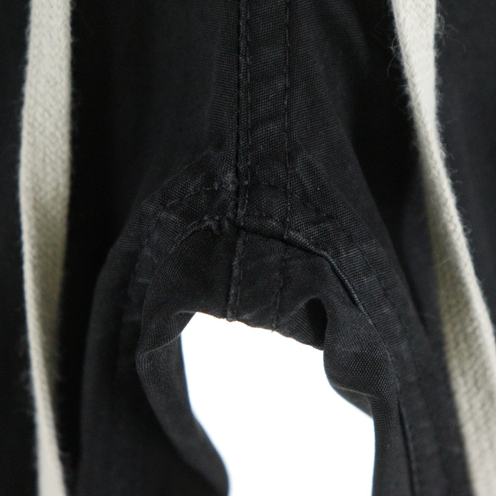 Rick Owens(リックオウエンス) 23AW BAUHAUS CARGO PANTS RU02C7377-TE バウハウス カーゴパンツ ドローコード ジップポケット ブラック