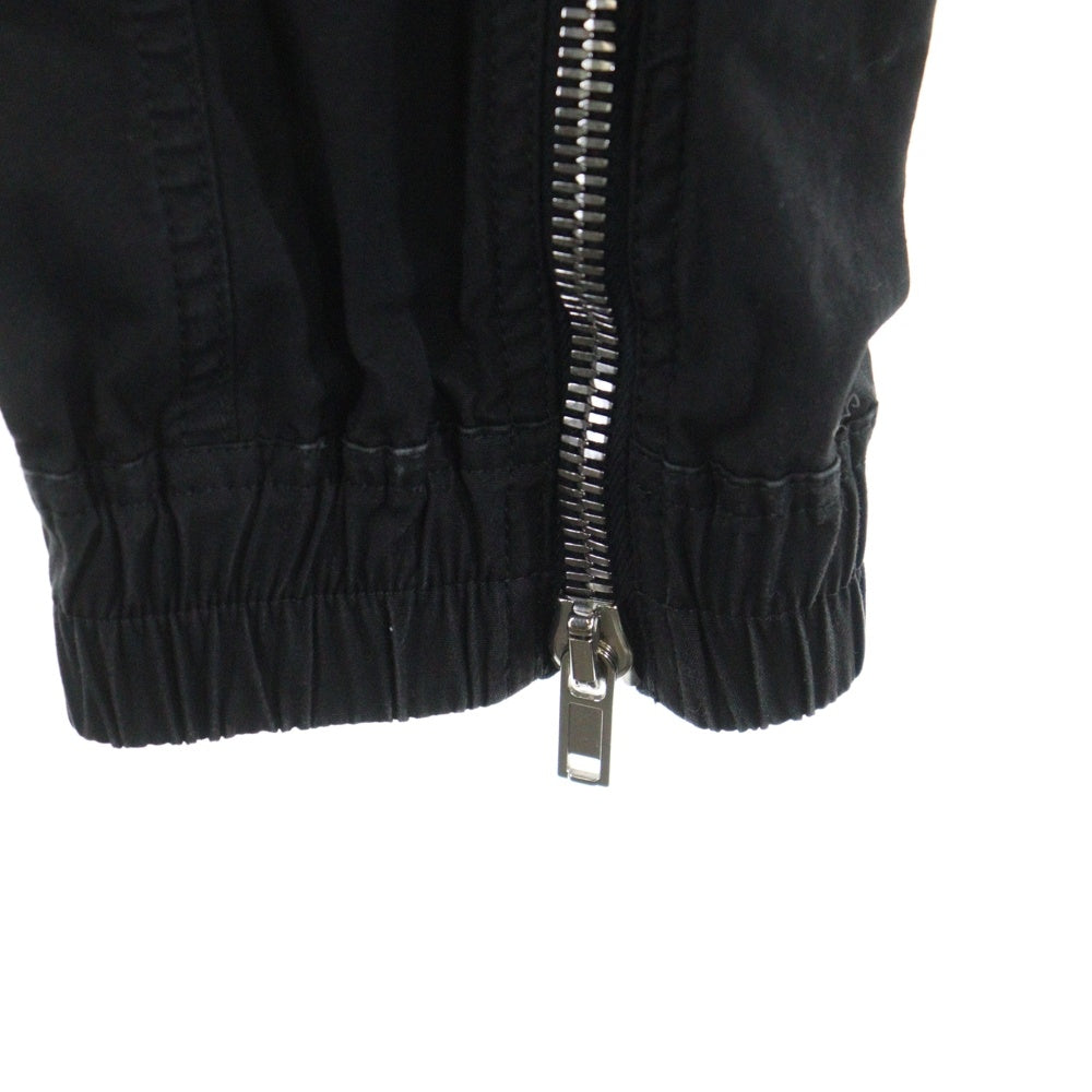 Rick Owens(リックオウエンス) 23AW BAUHAUS CARGO PANTS RU02C7377-TE バウハウス カーゴパンツ ドローコード ジップポケット ブラック