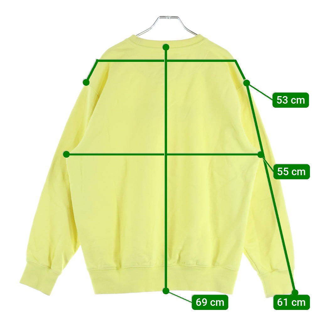 Palace Skateboards(パレススケートボーズ) 18AW Ace Crew Light フロントロゴ クルーネックスウェットトレーナー イエロー