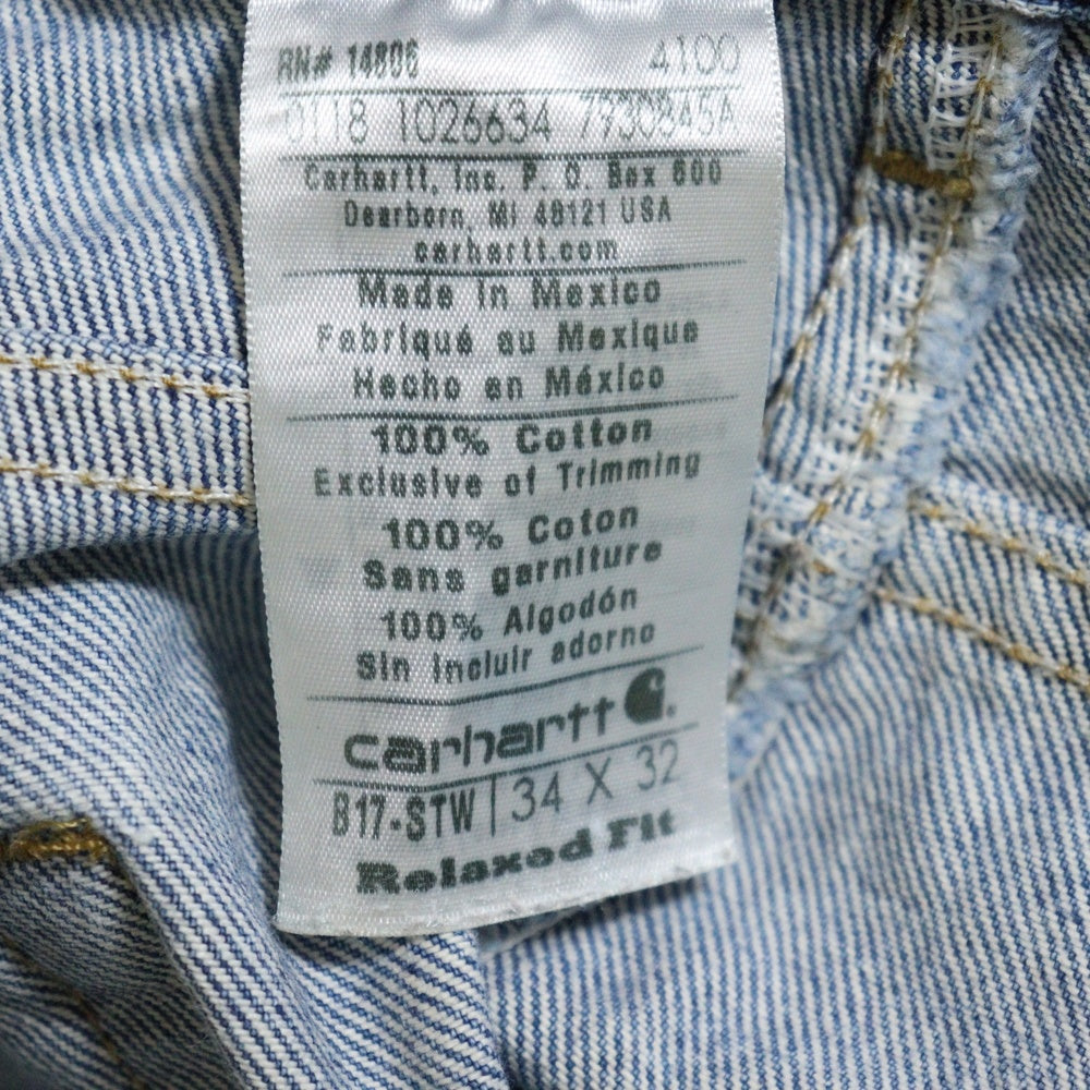 CARHARTT(カーハート) RELAXED FIT テーパードデニムパンツ ジーンズ インディゴ 34×32