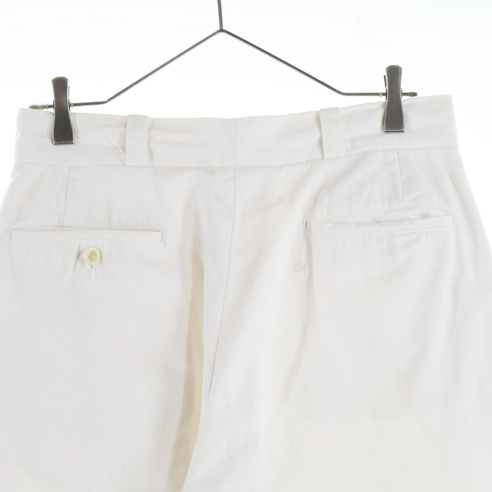 45RPM(フォーティーファイブアールピーエム) バックワンポイントロゴ刺繍 コットンワイドパンツ レディース ホワイト 502 6048