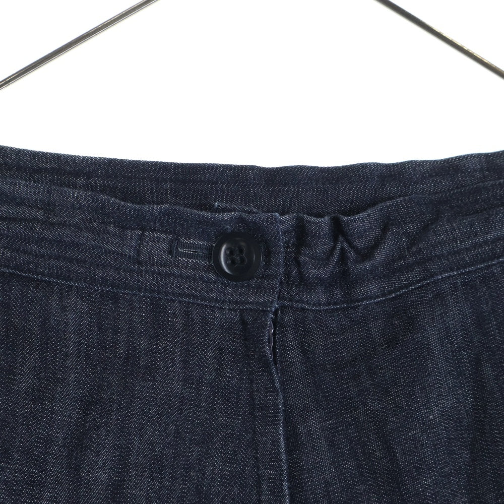 Y's(ワイズ) Denim Long Skirt YW-S06-006 デニム地 フレア ロングスカート インディゴ レディース