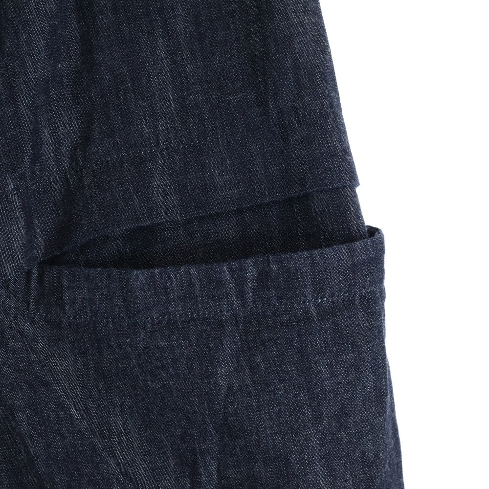 Y's(ワイズ) Denim Long Skirt YW-S06-006 デニム地 フレア ロングスカート インディゴ レディース