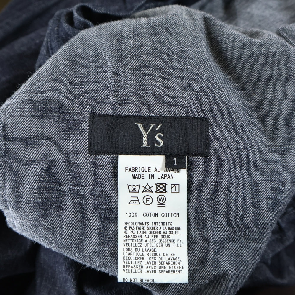 Y's(ワイズ) Denim Long Skirt YW-S06-006 デニム地 フレア ロングスカート インディゴ レディース