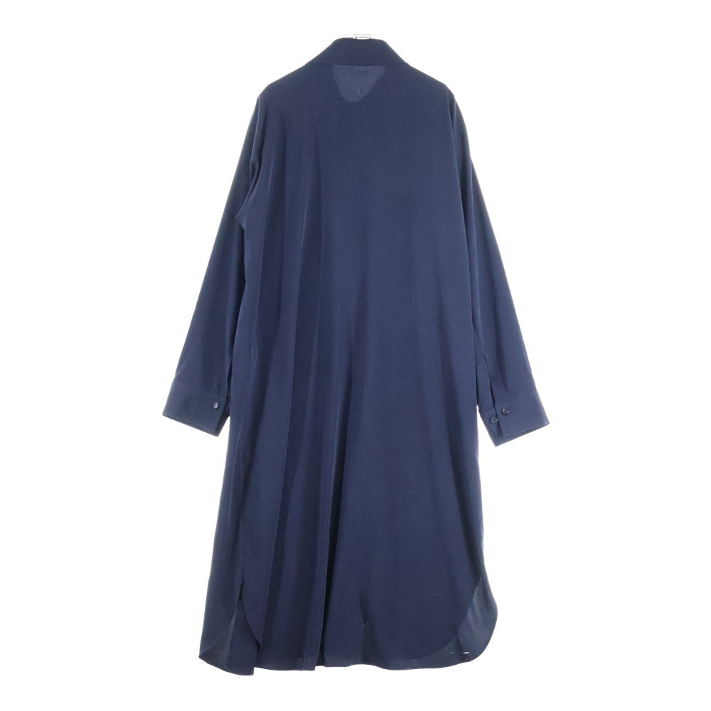Y's(ワイズ) 19AW Long Shirt Dress YJ-D03-500 ロングシャツドレスワンピース ネイビー レディース