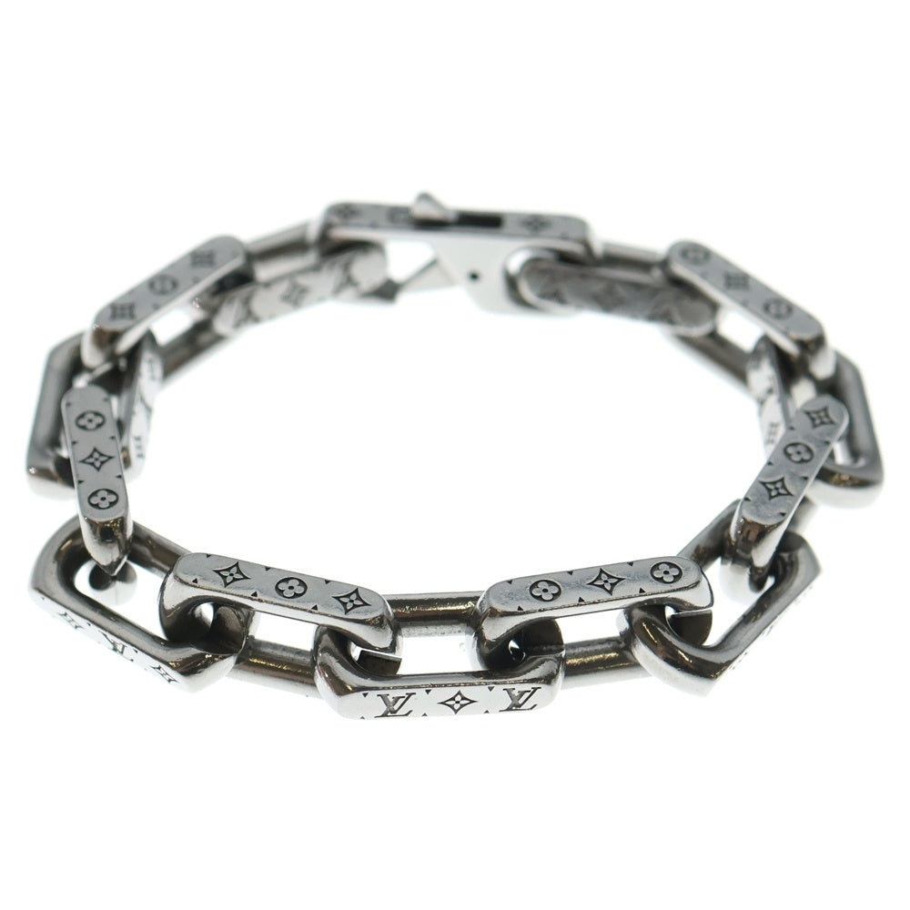 ●ルイヴィトン●コリエ・モノグラム●チェーン・シルバーブレスレット LOUIS VUITTON(ルイヴィトン) モノグラム チェーンブレスレット コリエ