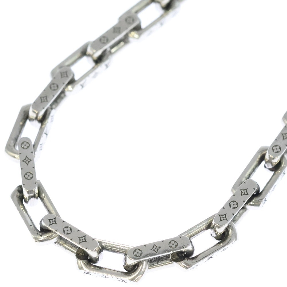 LOUIS VUITTON(ルイヴィトン) コリエ チェーン モノグラム ネックレス シルバー M00307 レディース