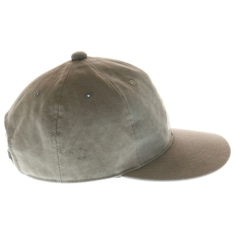 NVCLEAR(ニュークリア) ×Yin da market LOGO ARMY CAP ×イン ダ マーケット ロゴアーミーキャップ 帽子 カーキ レディース