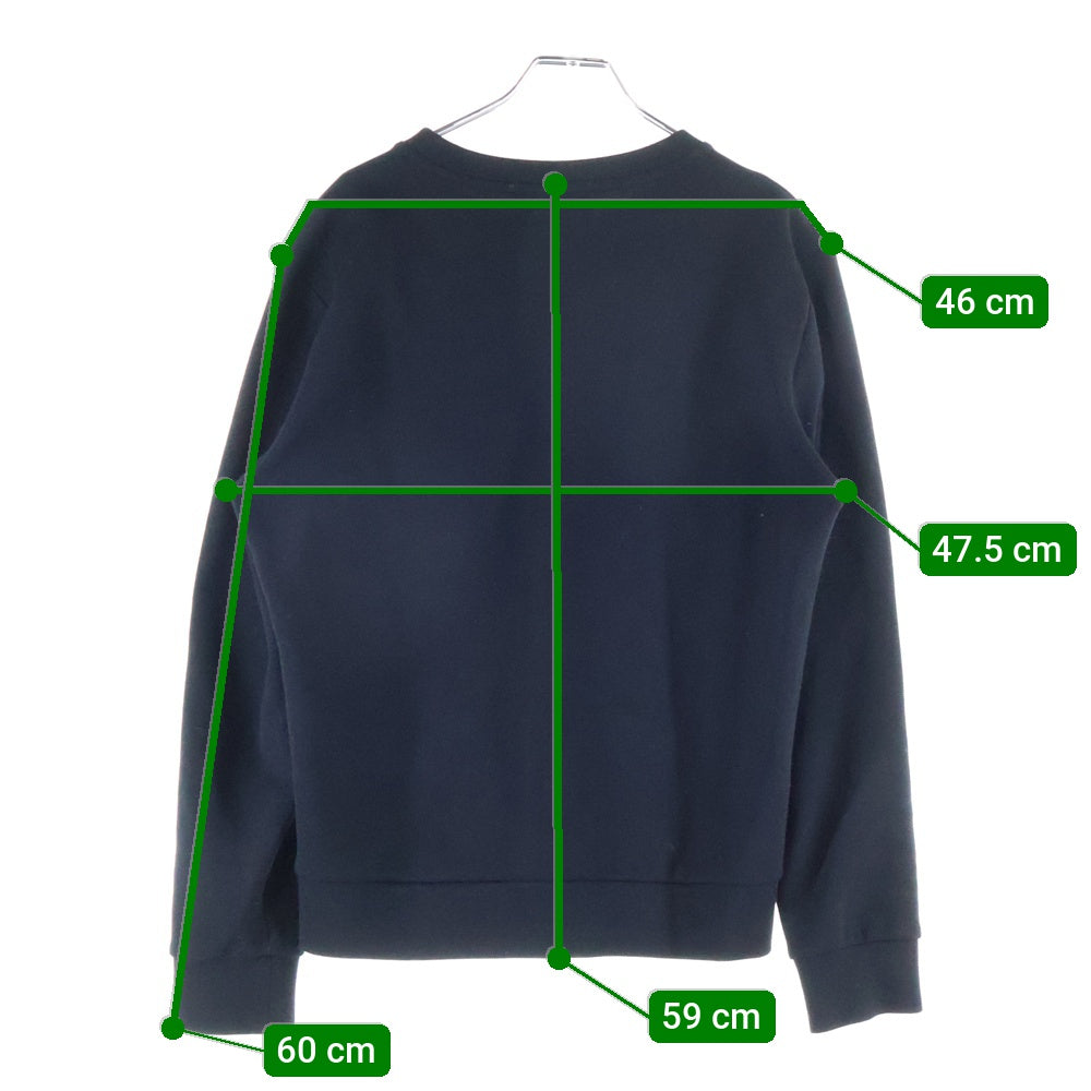 FENDI(フェンディ) 18AW Monster Eyes Crowneck Sweatshirt FAF535 モンスターアイ クルーネック長袖スウェットトレーナー ブラック