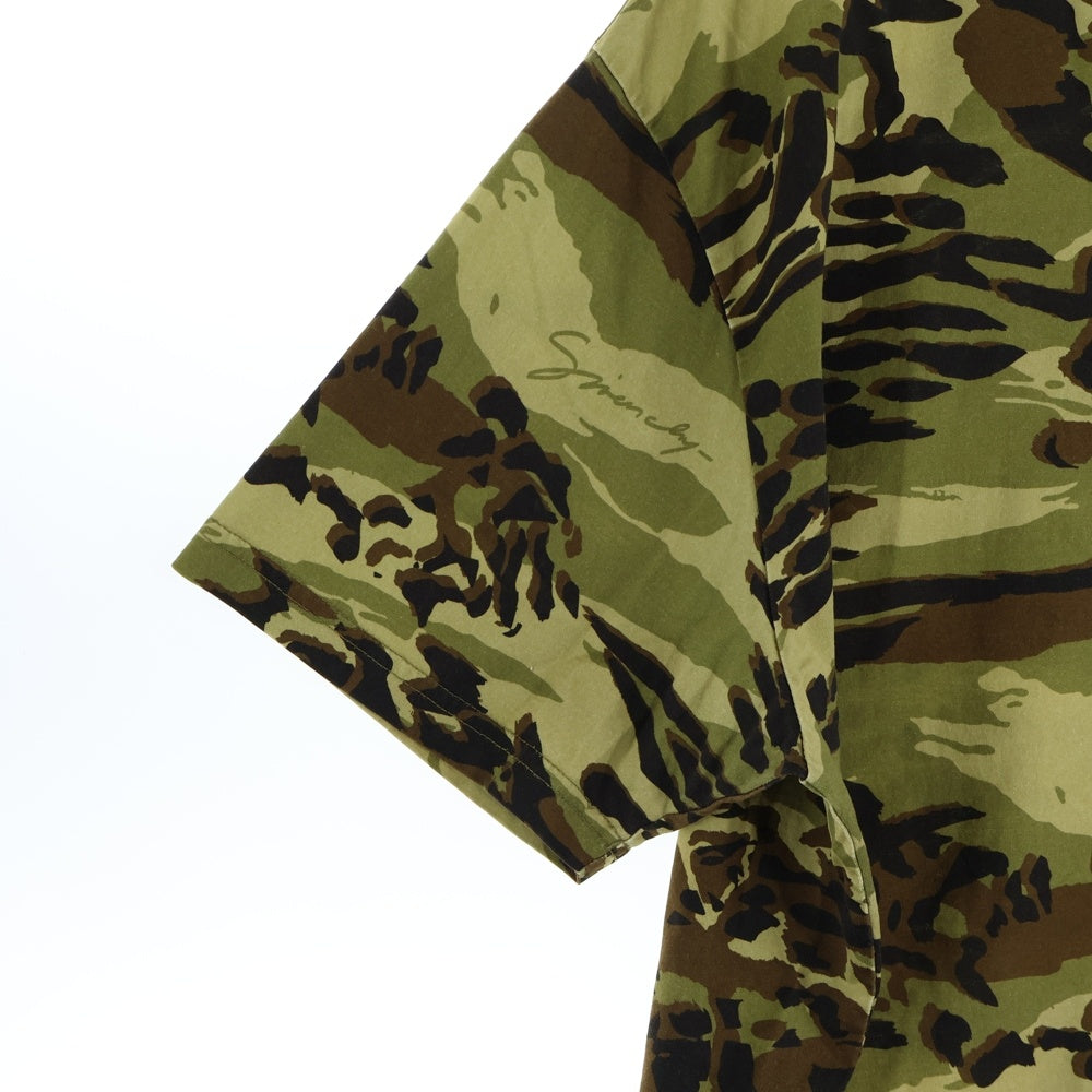 GIVENCHY(ジバンシィ) SPIRIT S/S Tee BM70V012P5 バックプリントクルーネック半袖Tシャツカットソー カモ