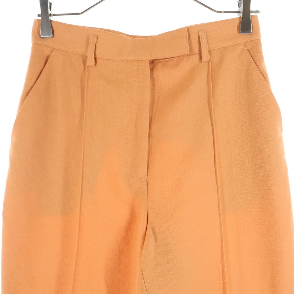 Acne Studios(アクネ ストゥディオズ) 22AW クロップドフレアトラウザーズ スラックス オレンジ レディース FN-WN-TROU000651