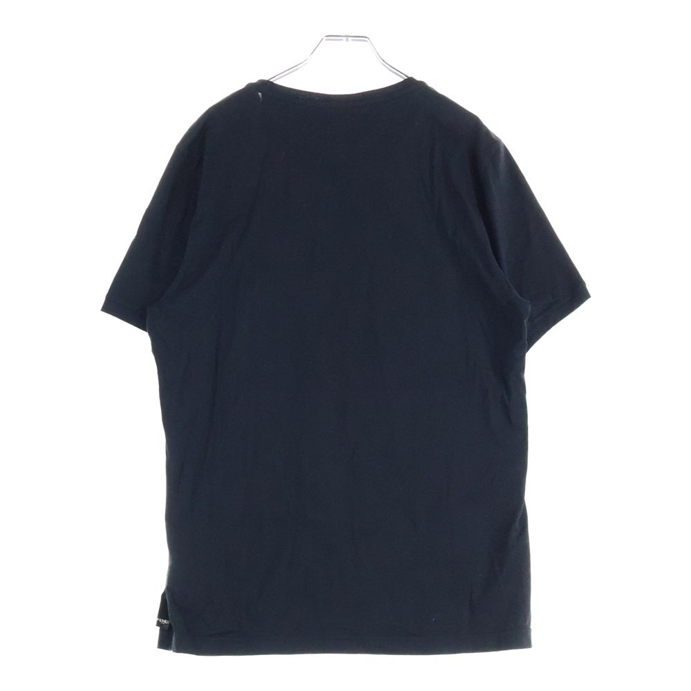 FENDI(フェンディ) 22SS Logo Patch Tee FY0894 A9RL フロントロゴパッチクルーネック半袖Tシャツカットソー ブラック