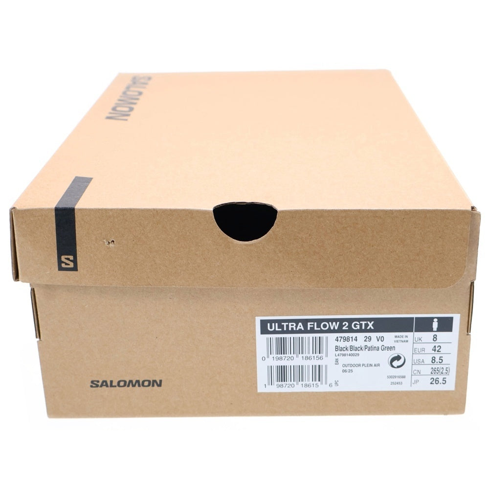 SALOMON(サロモン) ULTRA FLOW 2 GORE-TEX 479814 ゴアテックス トレイルランニングシューズ ブラック US8.5/26.5cm