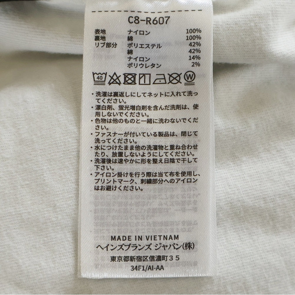 CHAMPION(チャンピオン) ×XLARGE ACTION JACKET C8-R607 ×エクストララージ ロゴ ナイロン プルオーバージャケット アクションジャケット ブラック