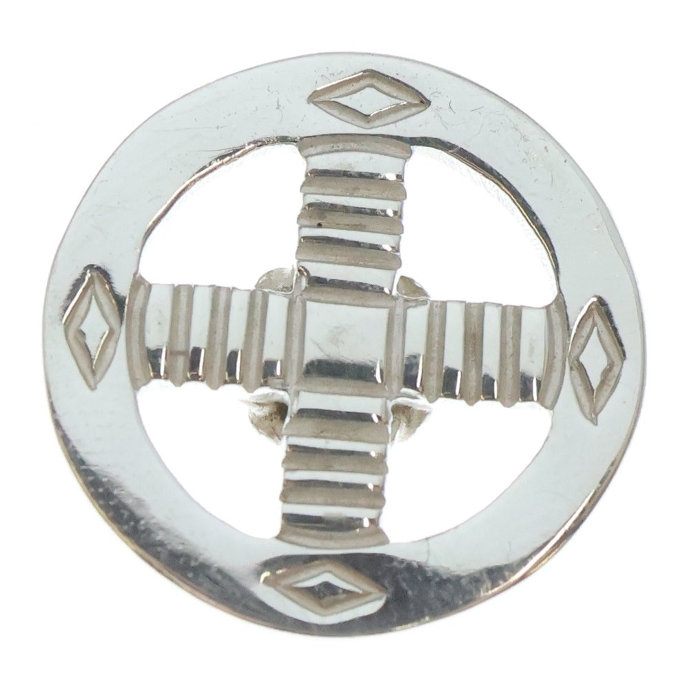 NO BRAND(ノーブランド) THE SUN (ザサン) 丸型銀縄BSターコイズ メディスンホイール 18mm シルバー/ライトブルー