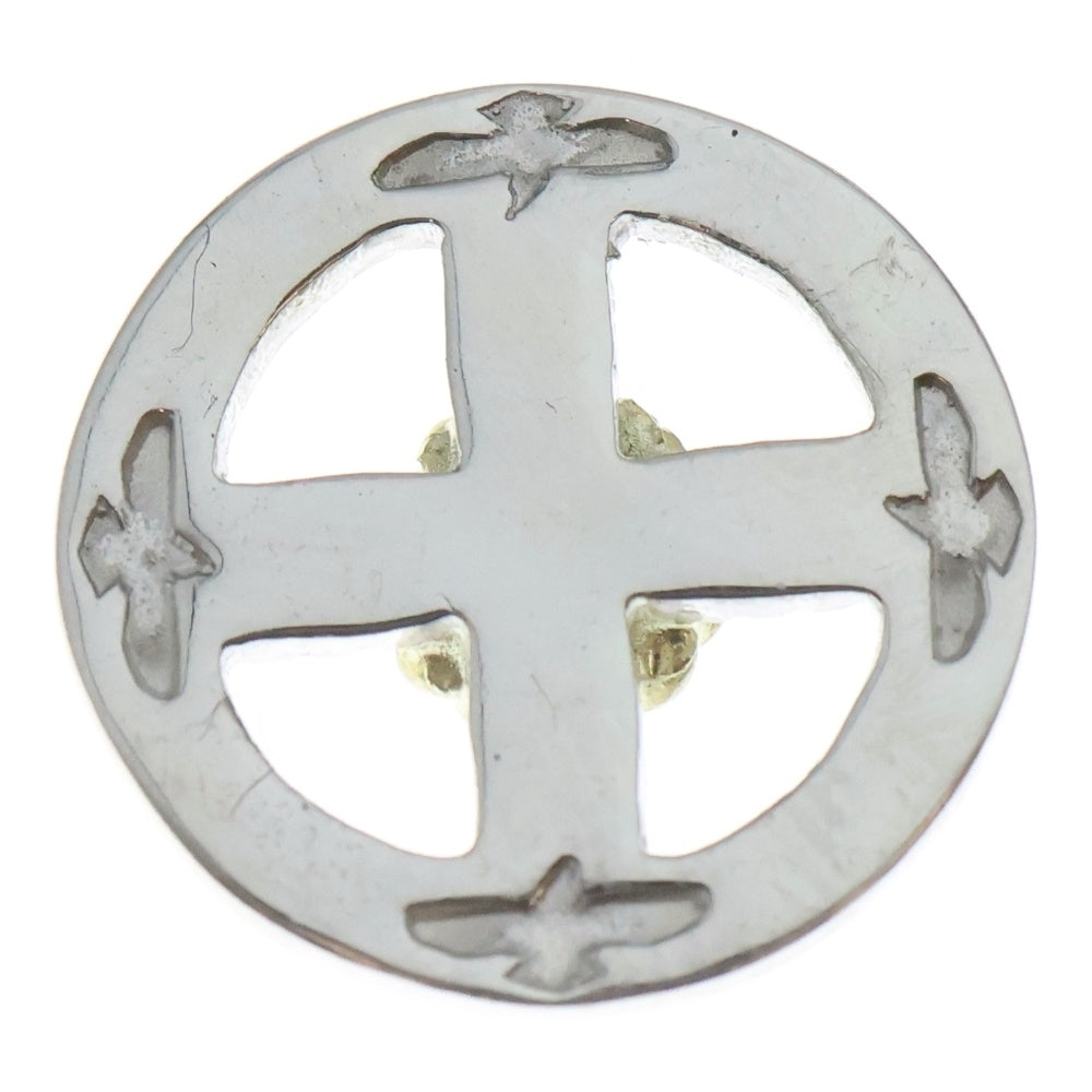 NO BRAND(ノーブランド) THE SUN (ザサン) 丸型金縄ターコイズ メディスンホイール 18mm シルバー/ゴールド/ライトブルー