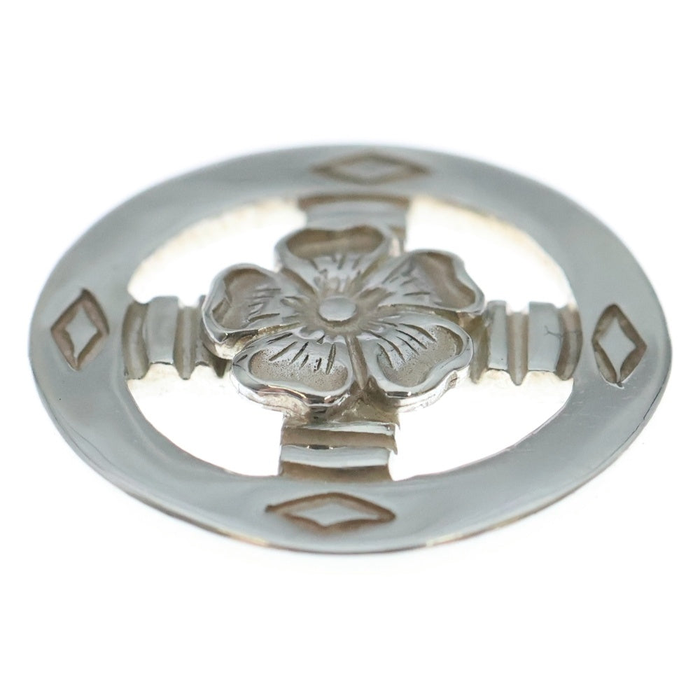 NO BRAND(ノーブランド) THE SUN (ザサン) シルバーフラワーポイント メディスンホイール 18mm シルバー