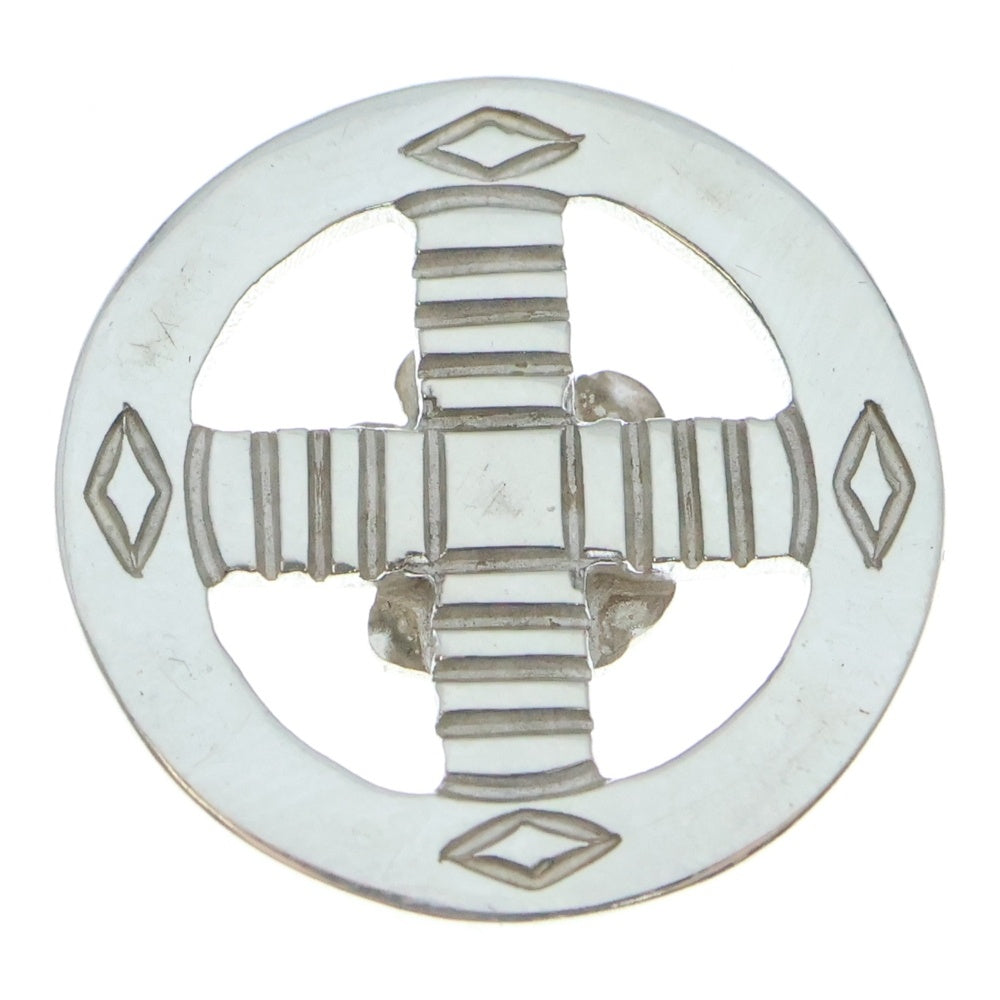 NO BRAND(ノーブランド) THE SUN (ザサン) シルバーフラワーポイントBS メディスンホイール 18mm シルバー