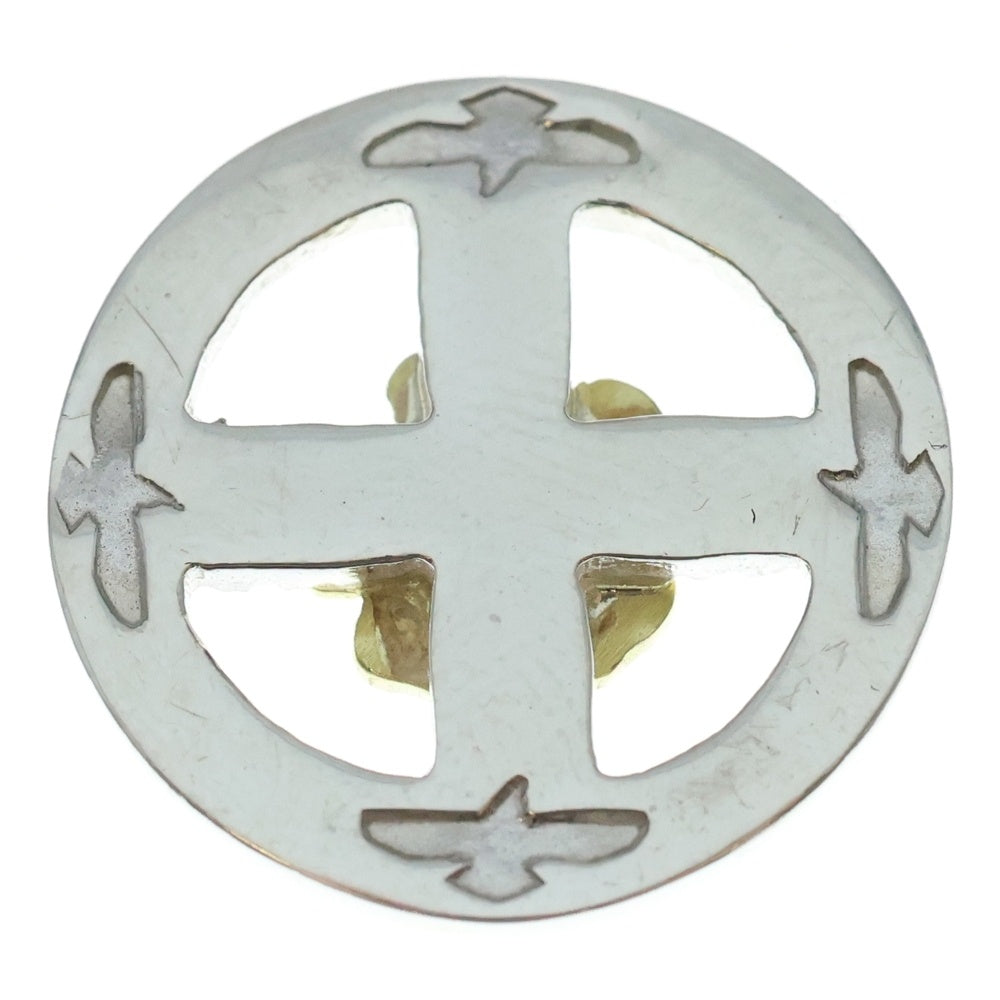 NO BRAND(ノーブランド) THE SUN (ザサン) K18フラワーポイント メディスンホイール 18mm シルバー/ゴールド