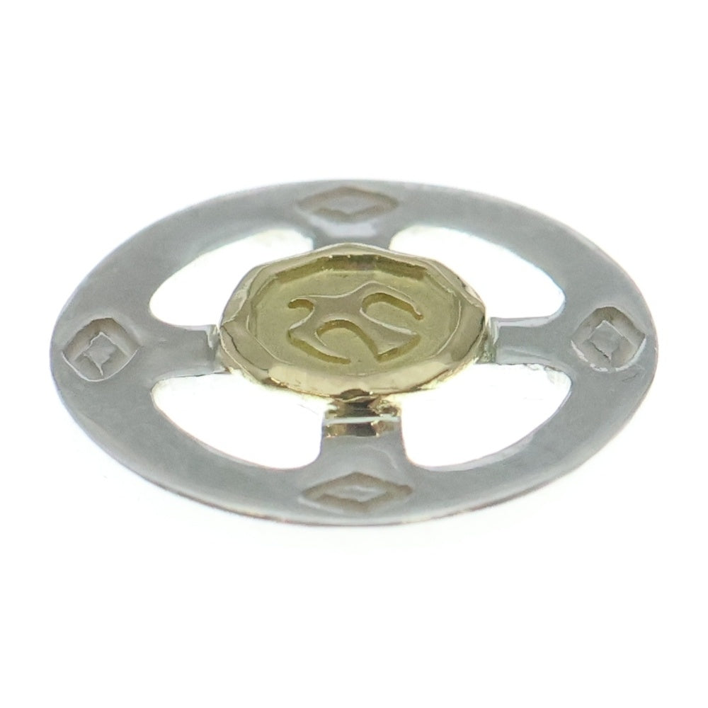 NO BRAND(ノーブランド) THE SUN (ザサン) K18イーグルポイント メディスンホイール 15mm シルバー/ゴールド