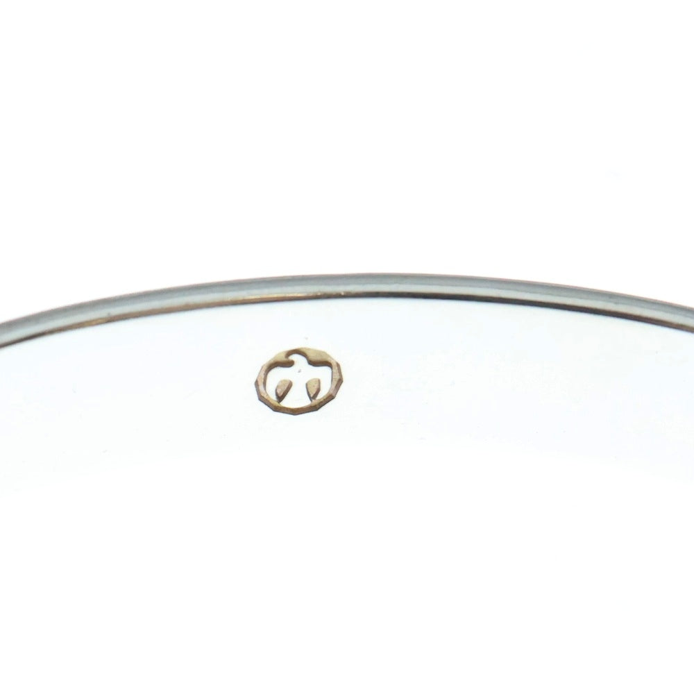 THE SUN(ザサン) 唐草彫り ゴールド&シルバー イーグルスタンプ バングル 10mm シルバー/ゴールド