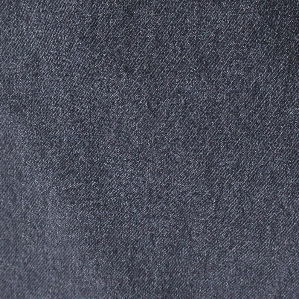 rokh(ロク) ダメージ加工 ジップフライ ロングデニムパンツ ジーンズ グレー レディース