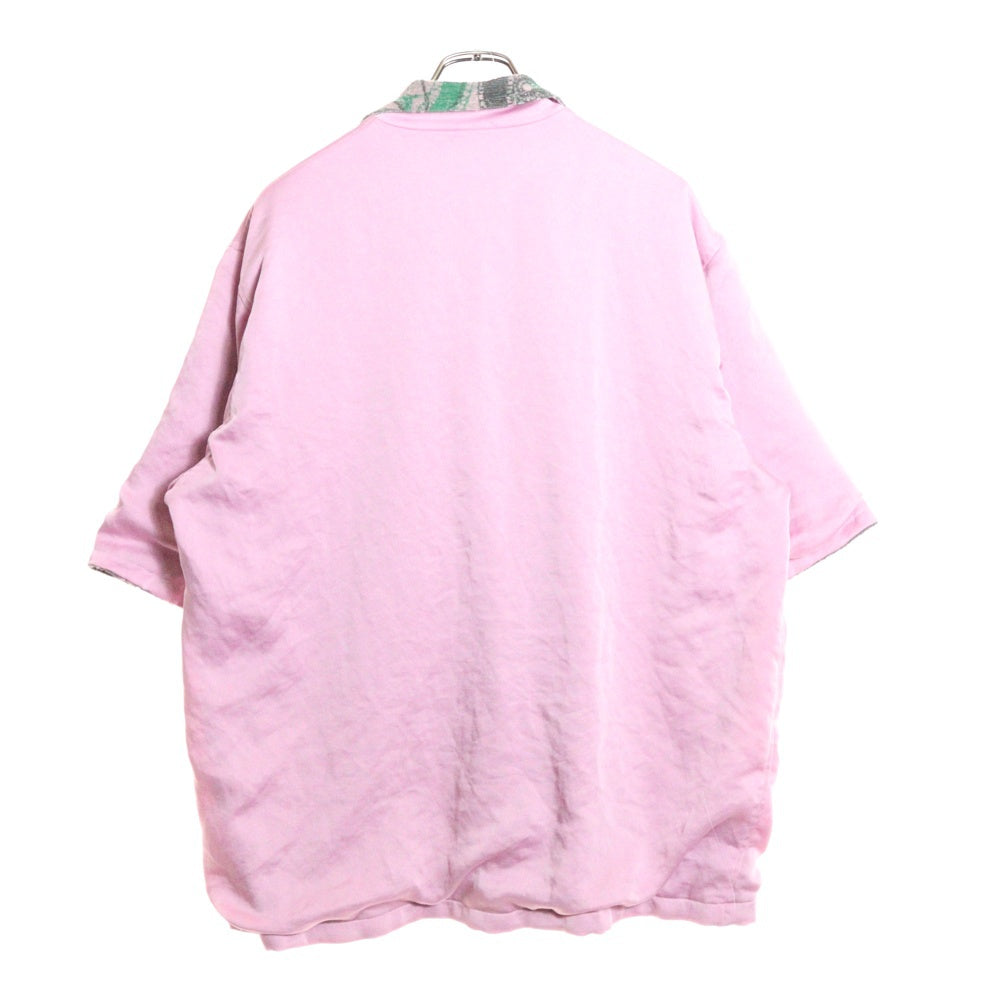 Needles(ニードルス) パイル生地 半袖シャツ ピンク MR418