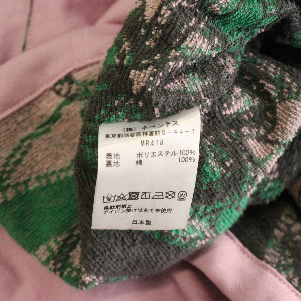 Needles(ニードルス) パイル生地 半袖シャツ ピンク MR418