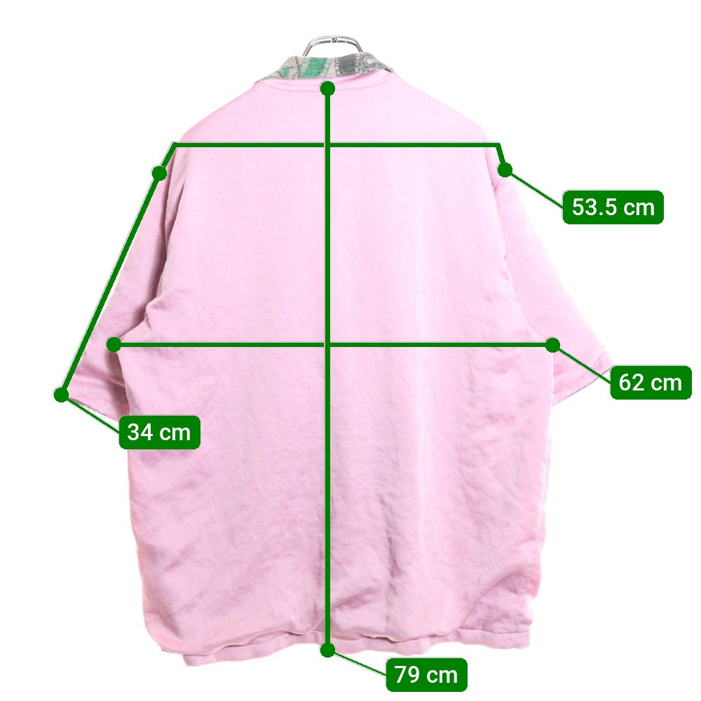 Needles(ニードルス) パイル生地 半袖シャツ ピンク MR418
