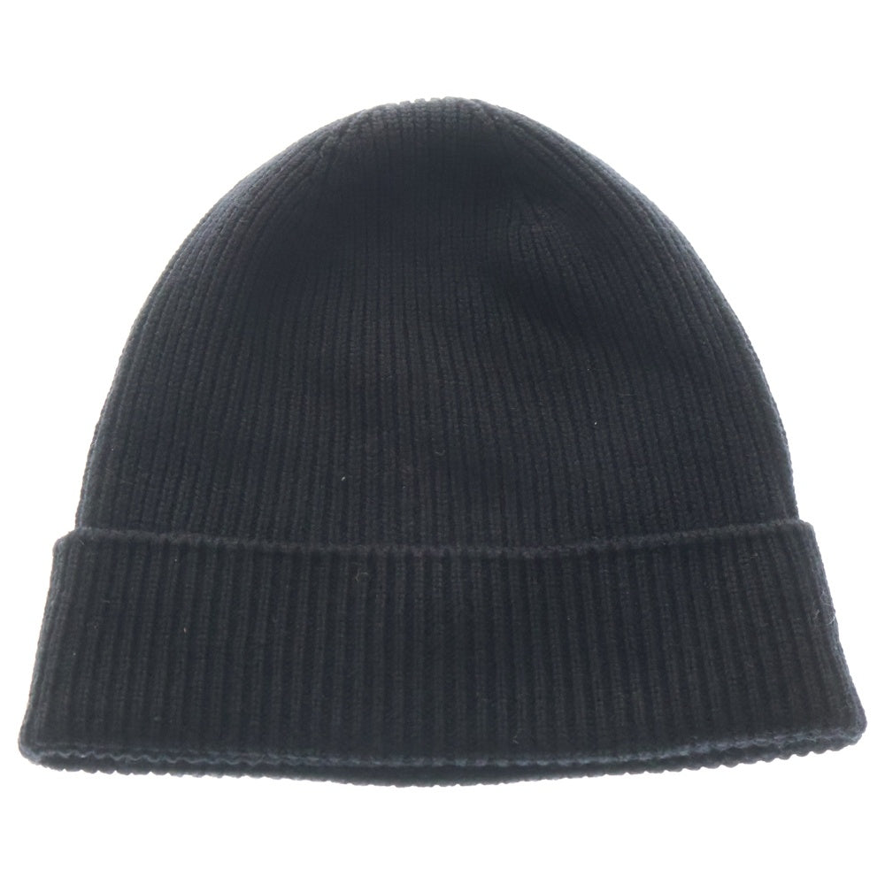 MONCLER(モンクレール) BERRETTO TRICOT ロゴ刺繍ニット帽 ビーニー ブラック I20913B70500