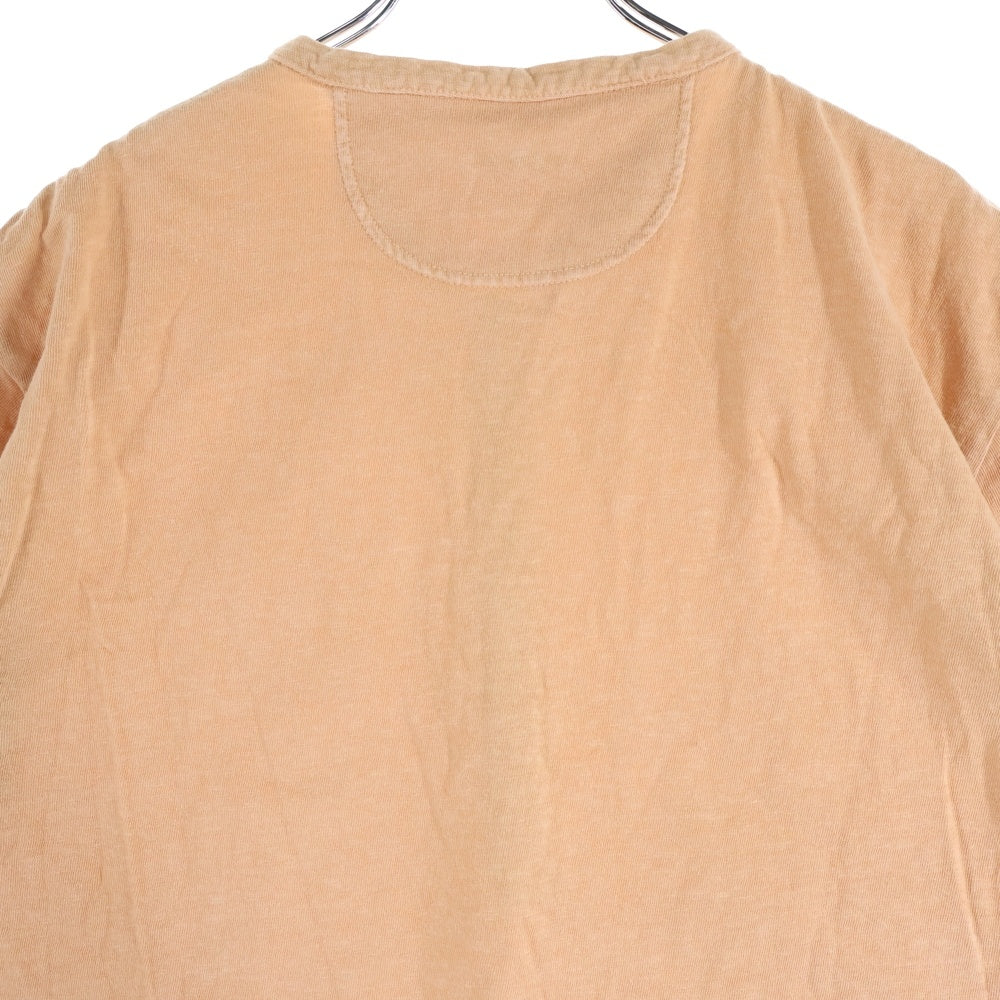 KAPITAL(キャピタル) ヘンリーネック 半袖Tシャツカットソー オレンジ K1404SC52