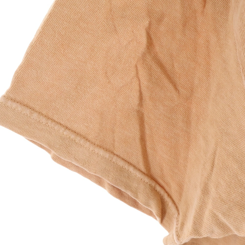 KAPITAL(キャピタル) ヘンリーネック 半袖Tシャツカットソー オレンジ K1404SC52